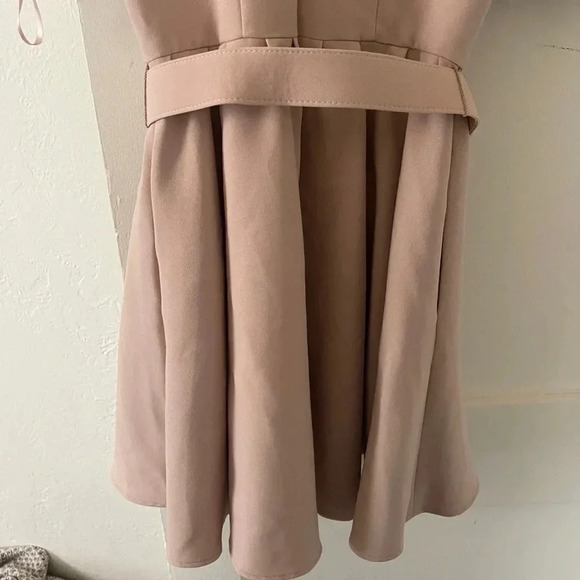 GAL MEETS GLAM blush fit and flare mini dress with short sleeves size 2 - Picture 12 of 14